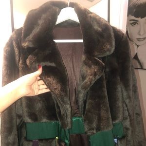 Unique Faux Fur Coat
